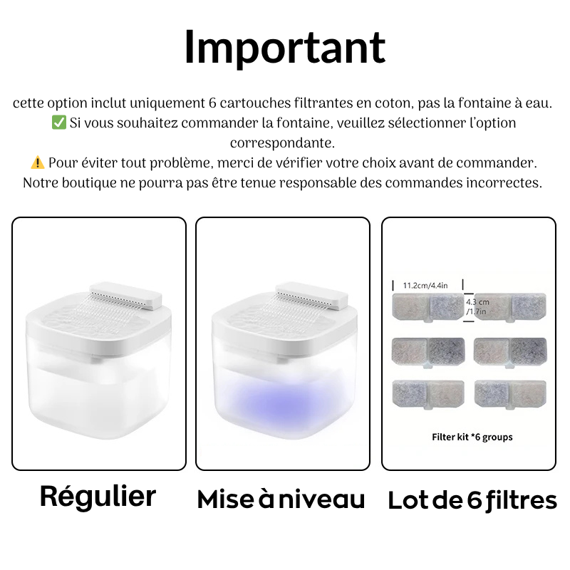 La Fontaine à Eau pour chat